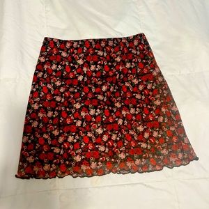 Shein floral skirt xs